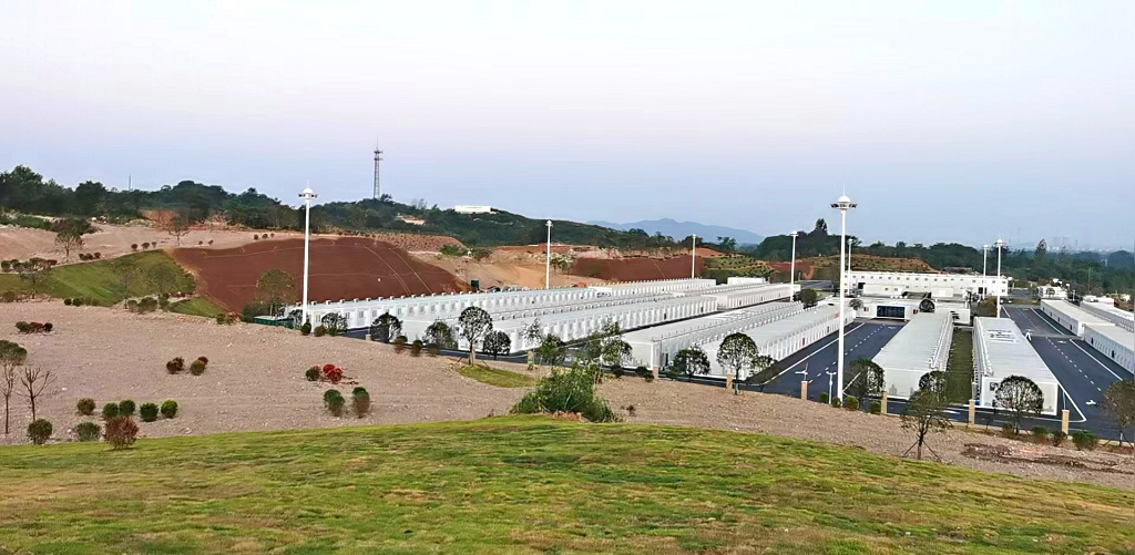 信陽市方艙醫(yī)院改進型植被混凝土噴播工程 圓滿完工